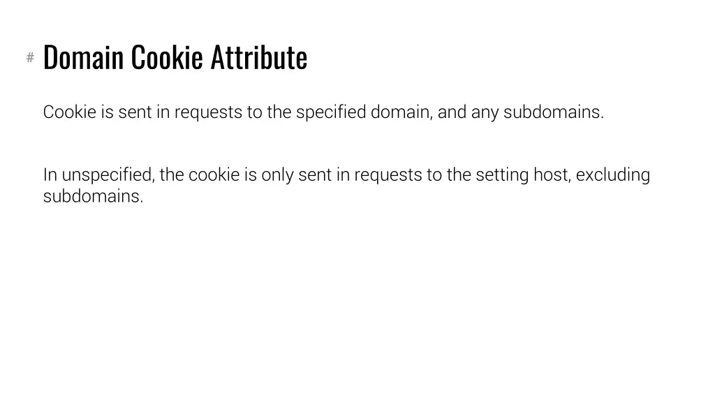 domain cookie attribute