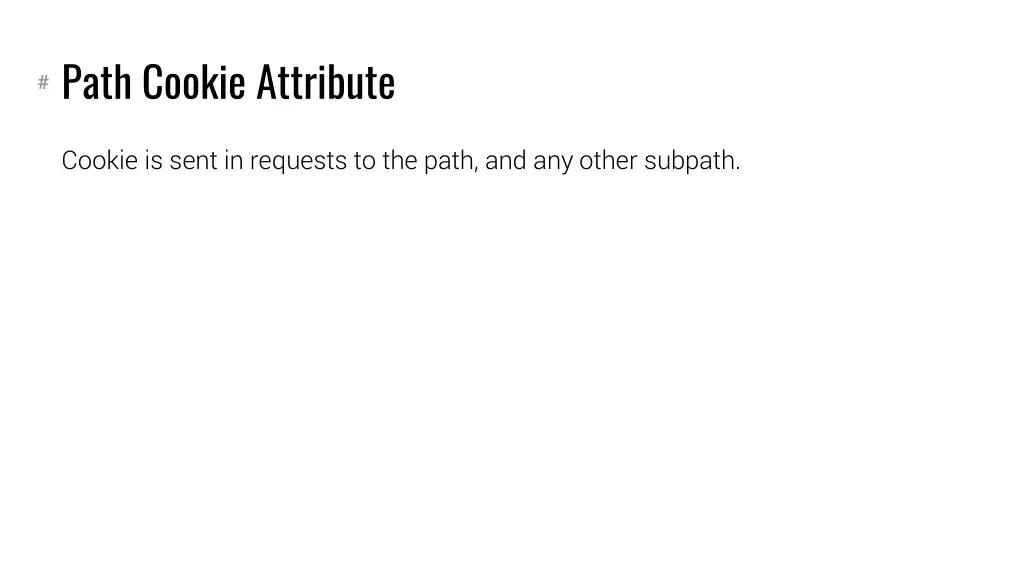 path cookie attribute