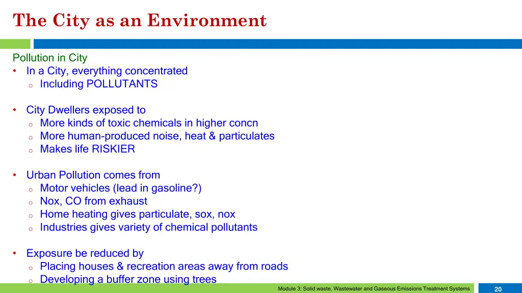 the city as an environment 7