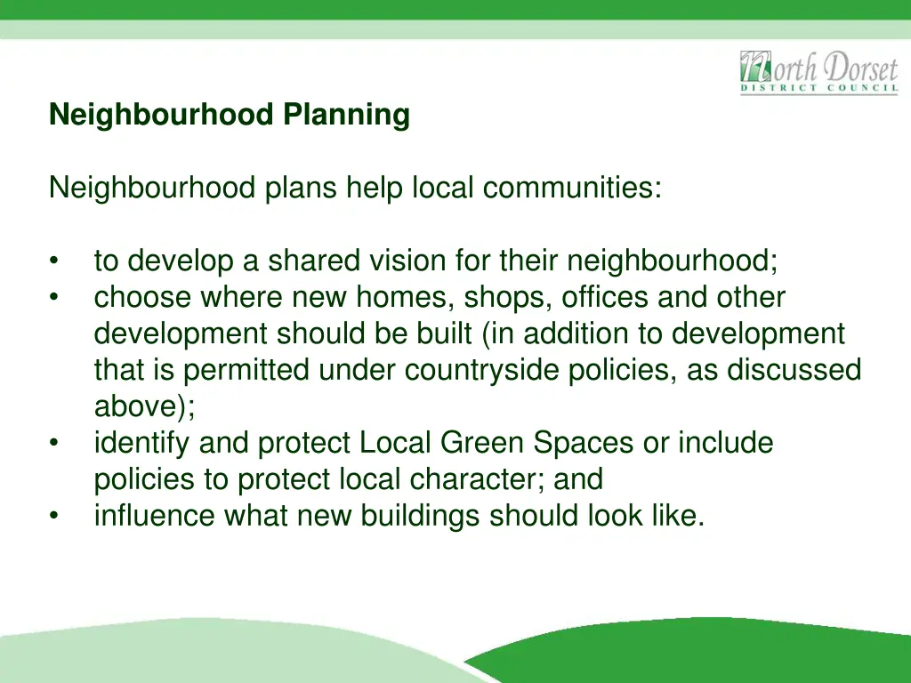 neighbourhood planning