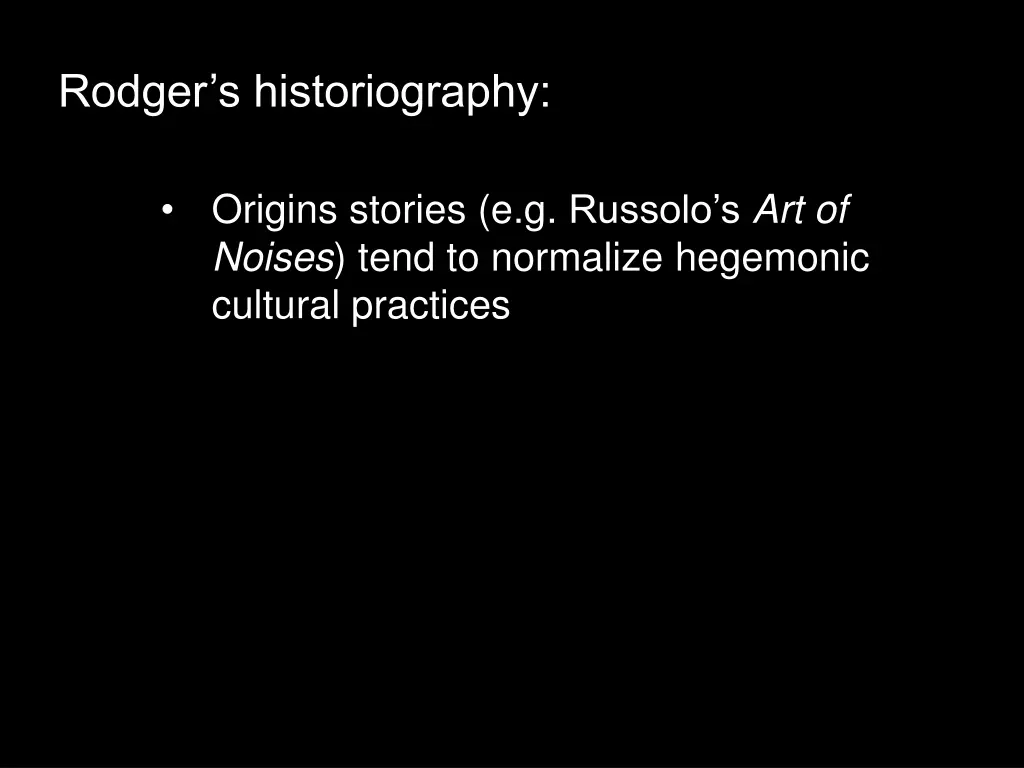 rodger s historiography 1