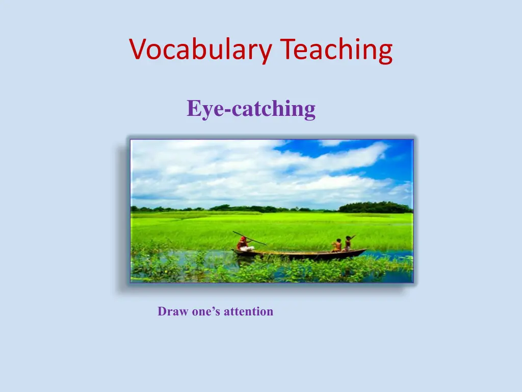 vocabulary teaching