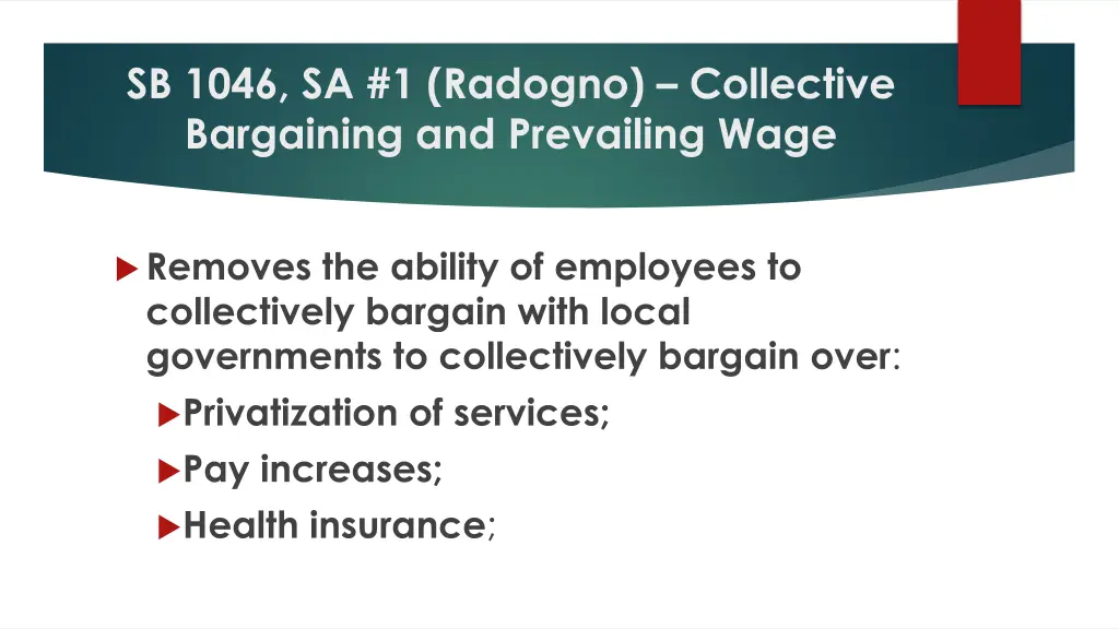 sb 1046 sa 1 radogno collective bargaining