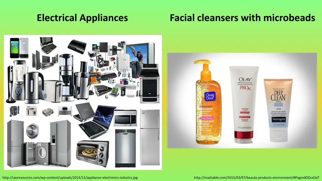 electrical appliances