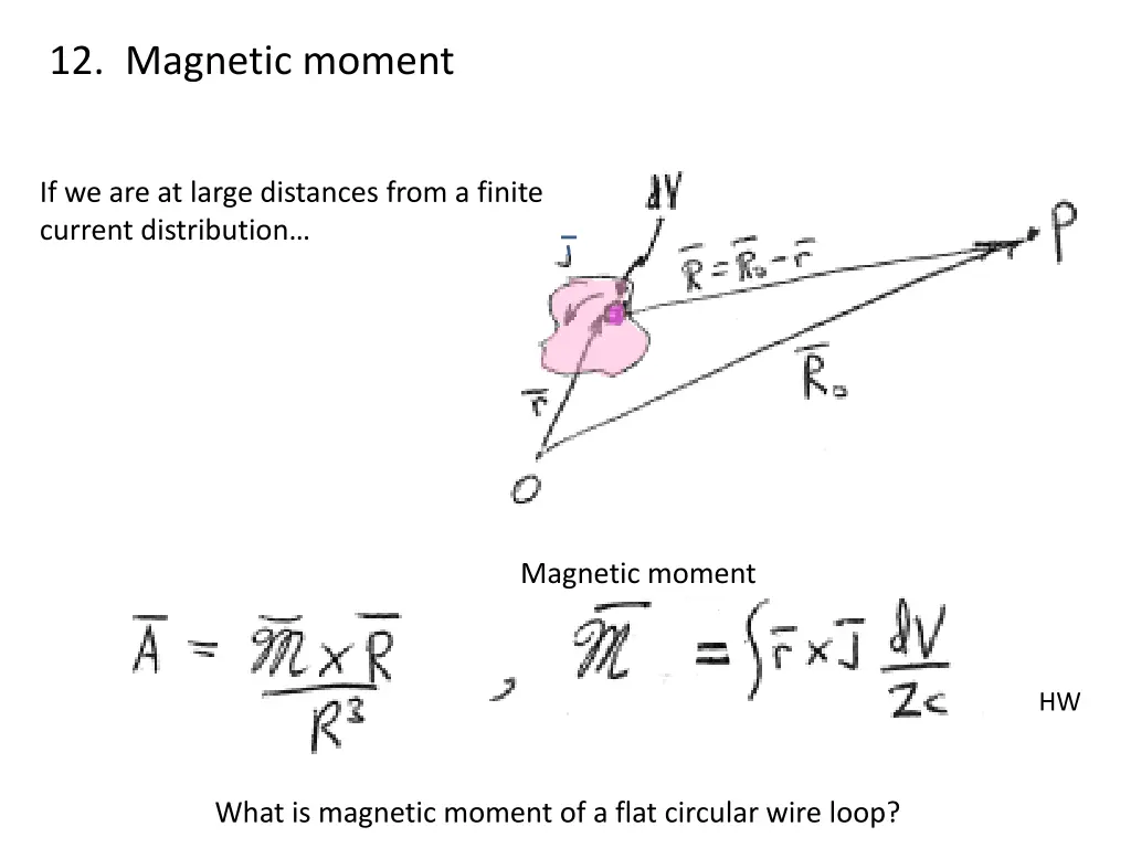 12 magnetic moment