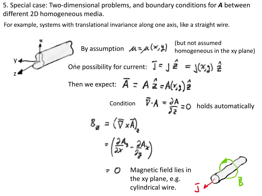 5 special case two dimensional problems