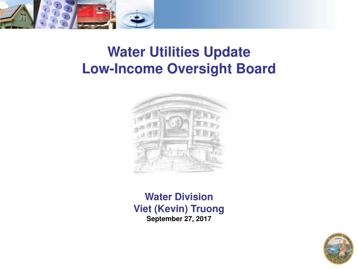 water utilities update low income oversight board