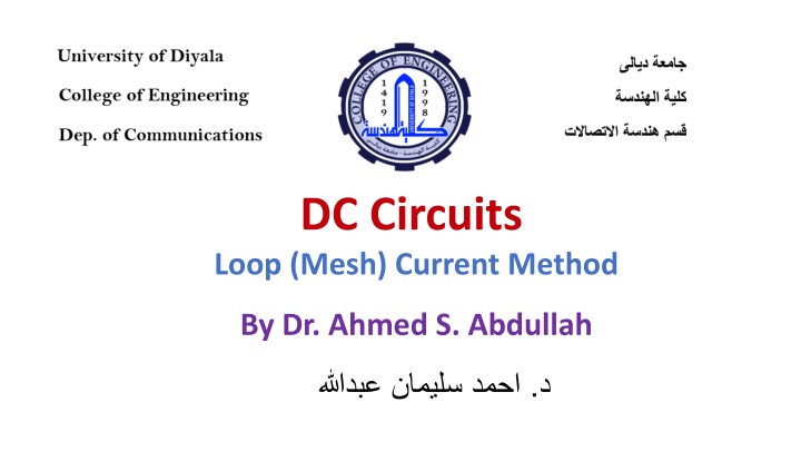 dc circuits