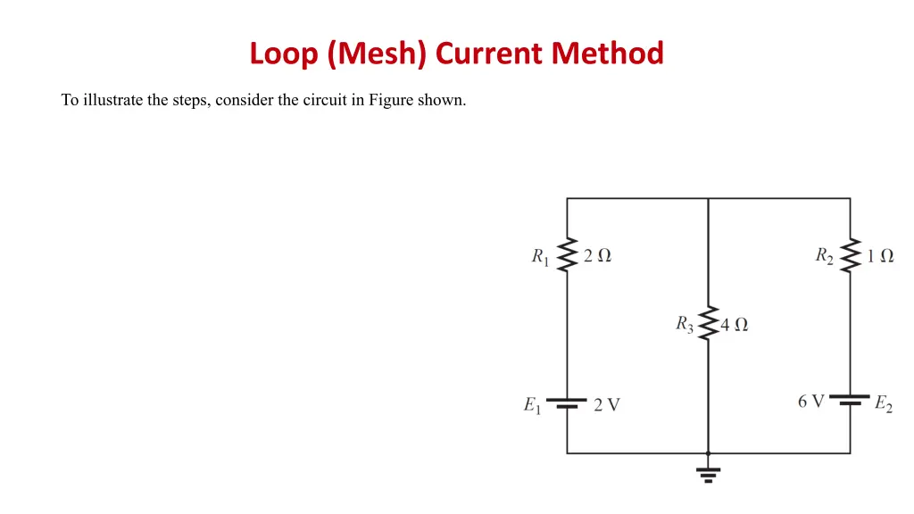 loop mesh current method 1