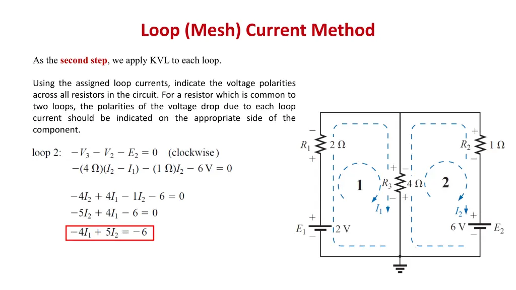 loop mesh current method 10