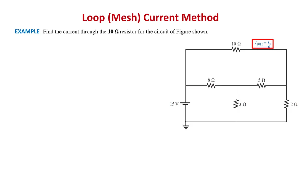 loop mesh current method 23