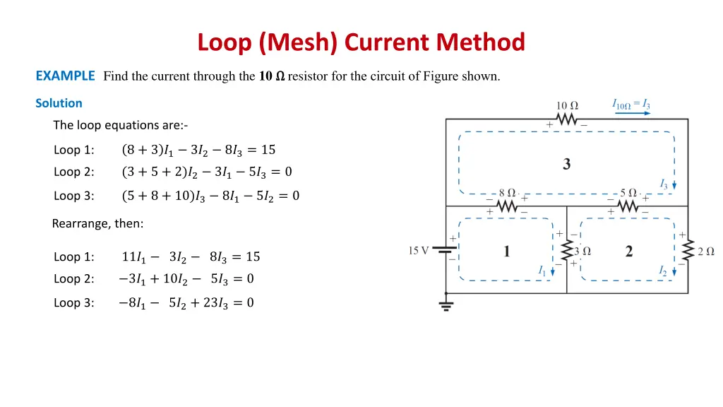 loop mesh current method 25