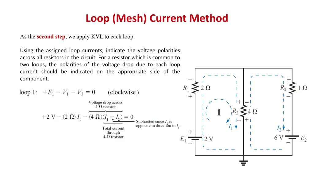 loop mesh current method 5