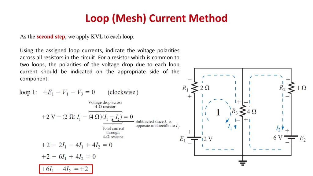 loop mesh current method 7