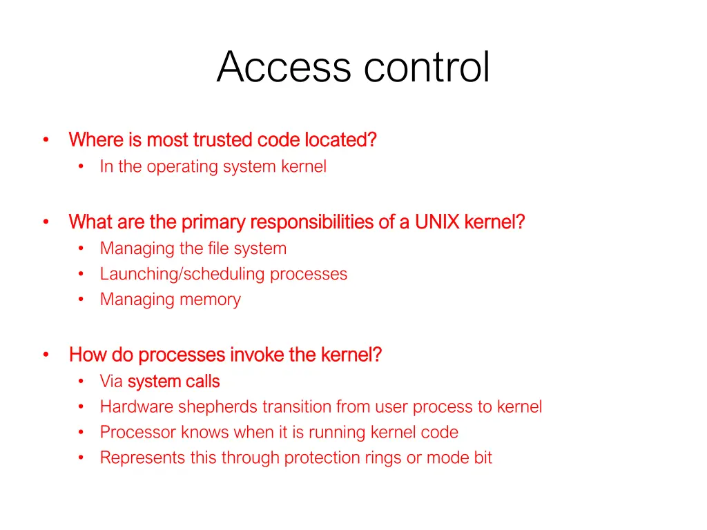 access control