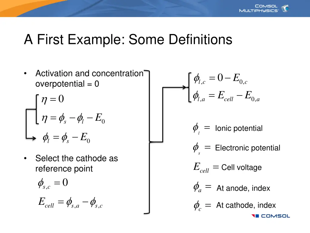 a first example some definitions