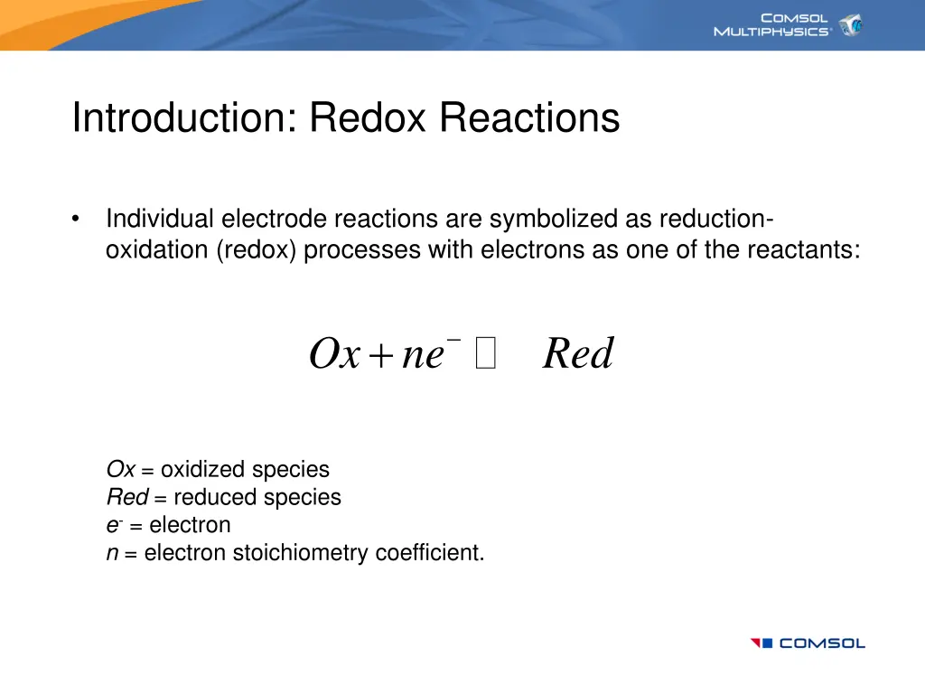 introduction redox reactions