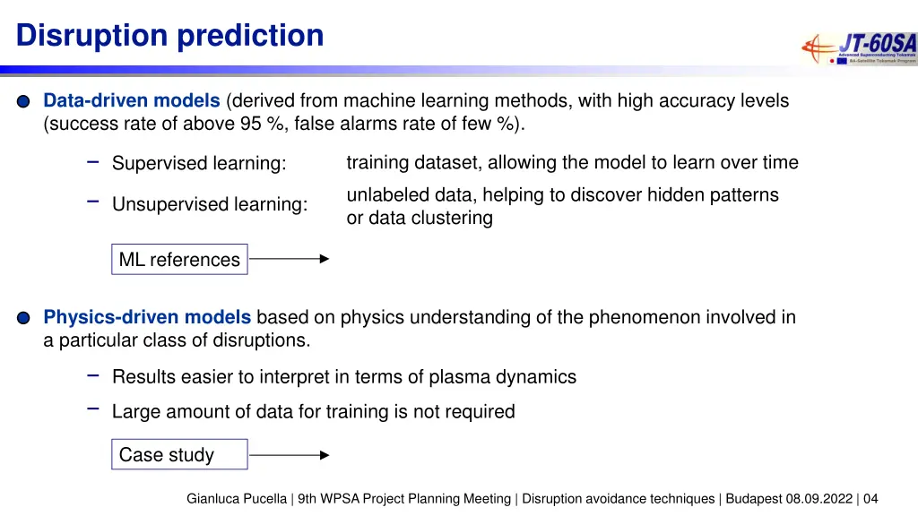 disruption prediction