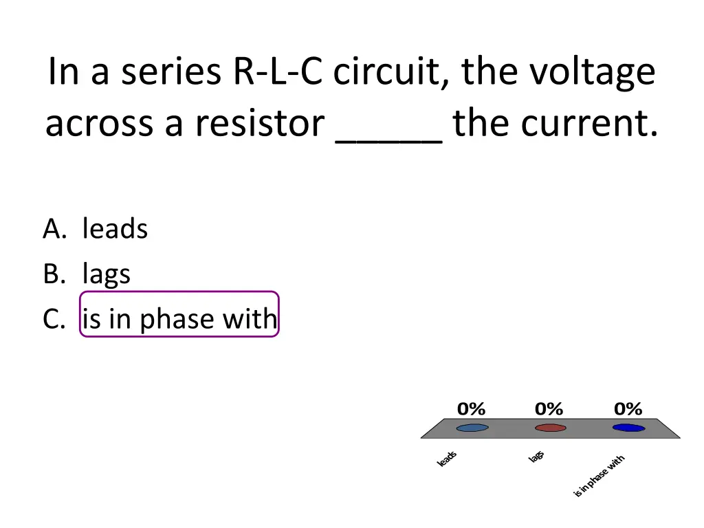 in a series r l c circuit the voltage across 2