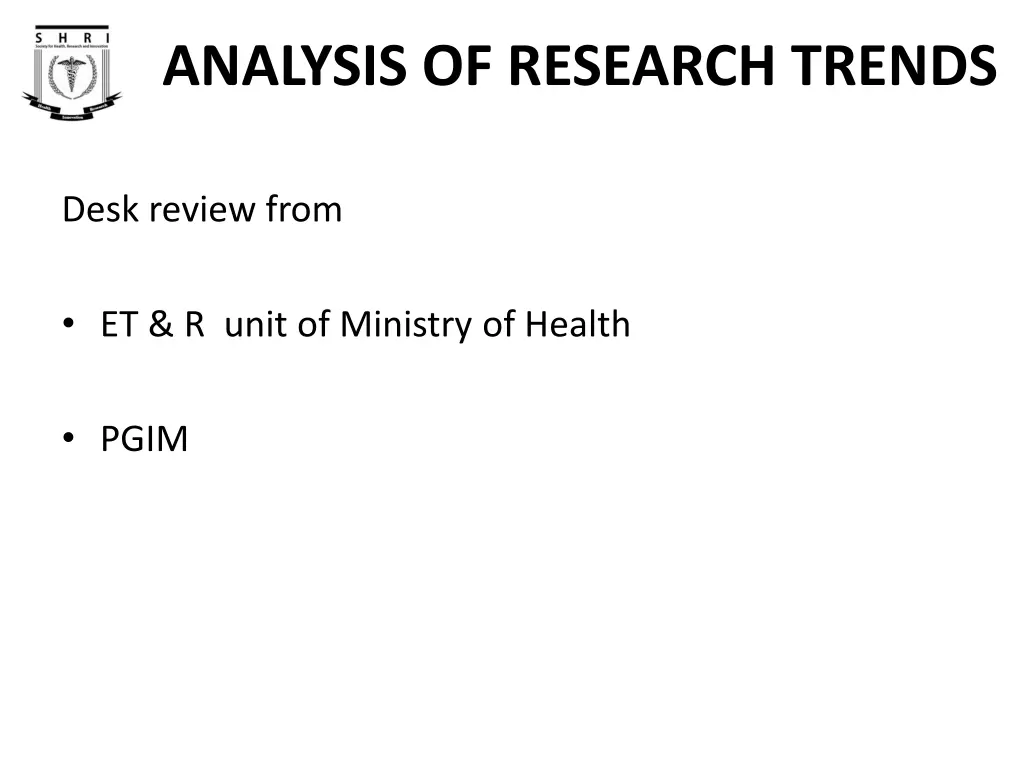 analysis of research trends