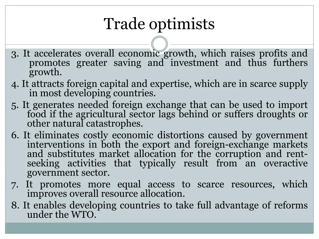 trade optimists 1