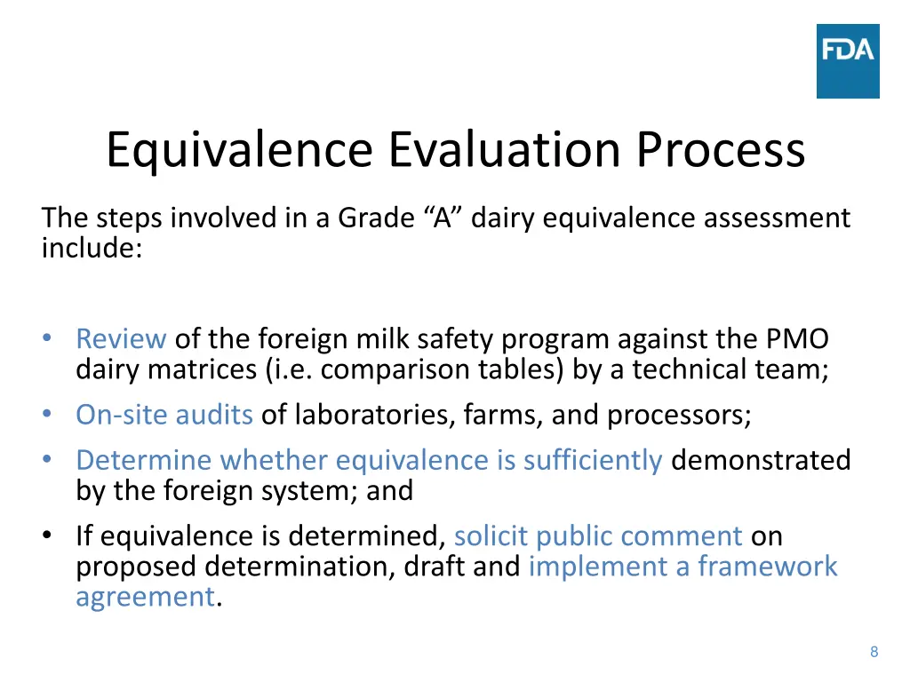 equivalence evaluation process 1