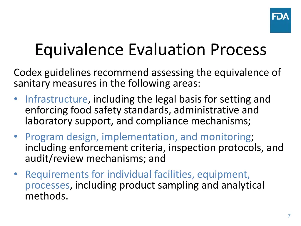 equivalence evaluation process