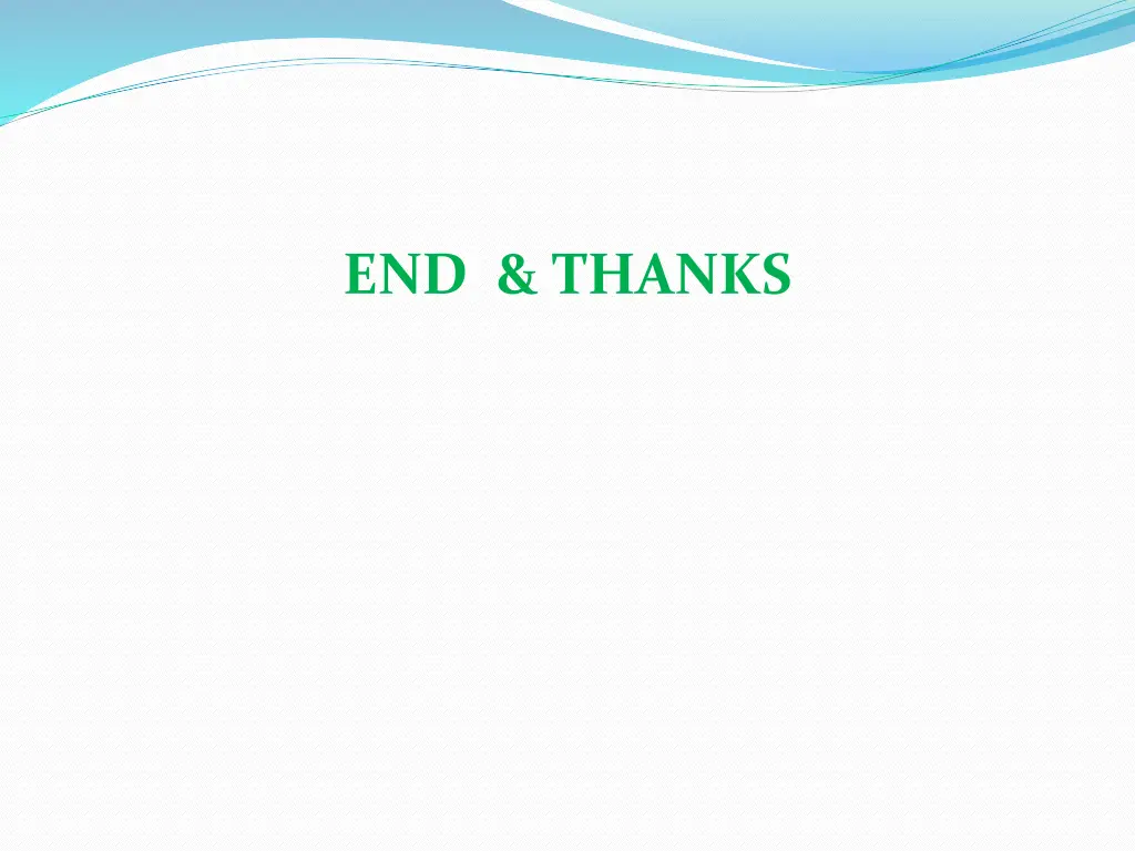 end thanks