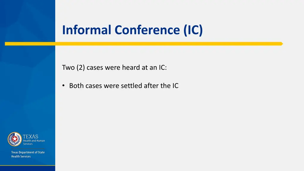 informal conference ic