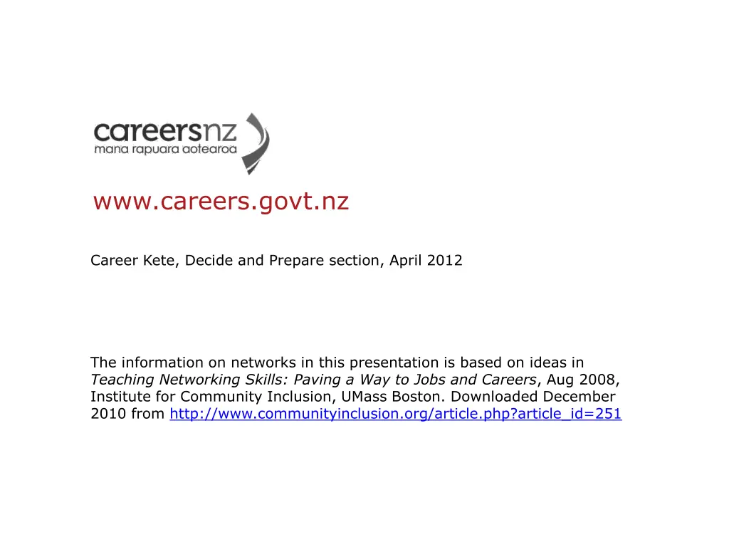 www careers govt nz