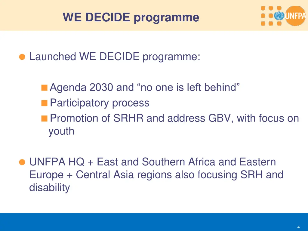 we decide programme