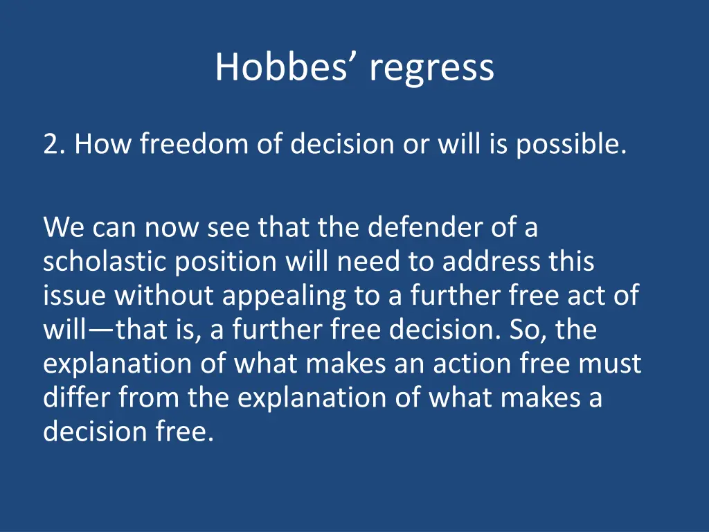 hobbes regress 12