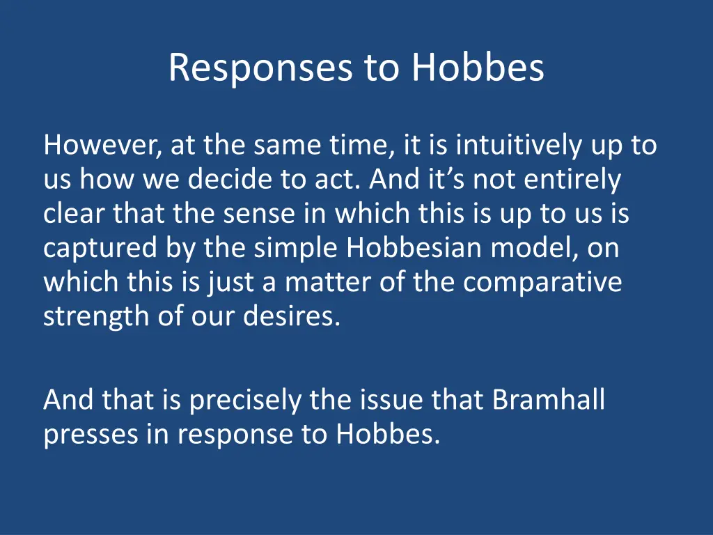 responses to hobbes 2