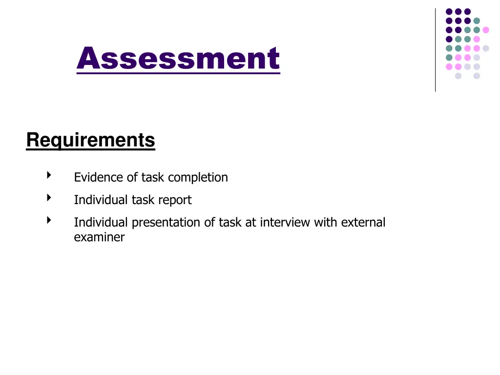 assessment