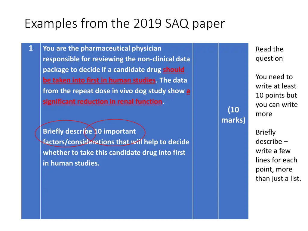 examples from the 2019 saq paper 1