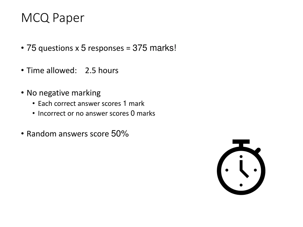 mcq paper