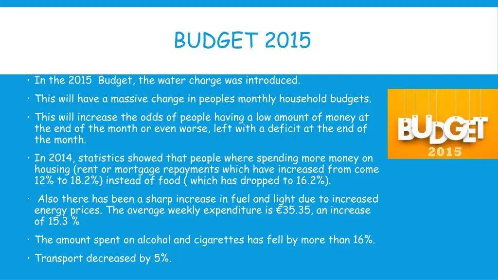 budget 2015