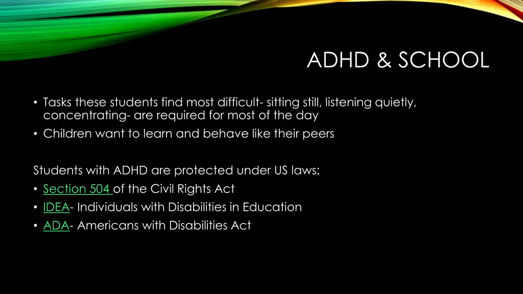 adhd school