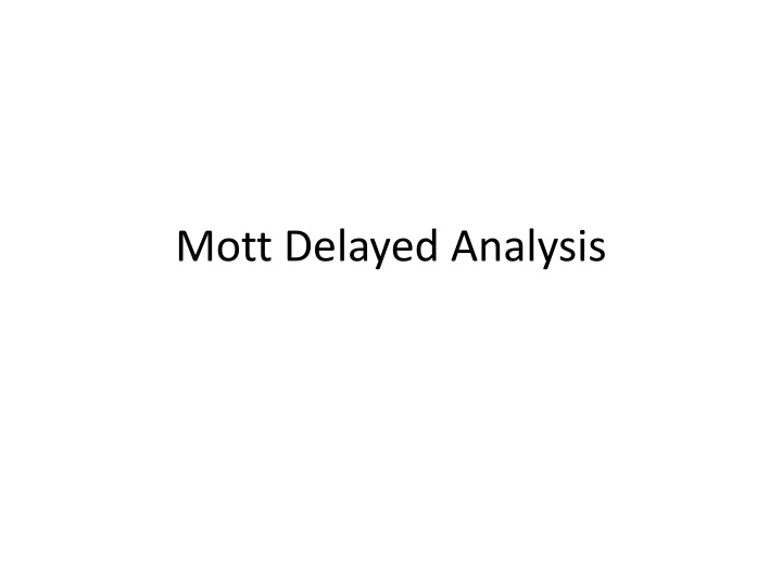 mott delayed analysis