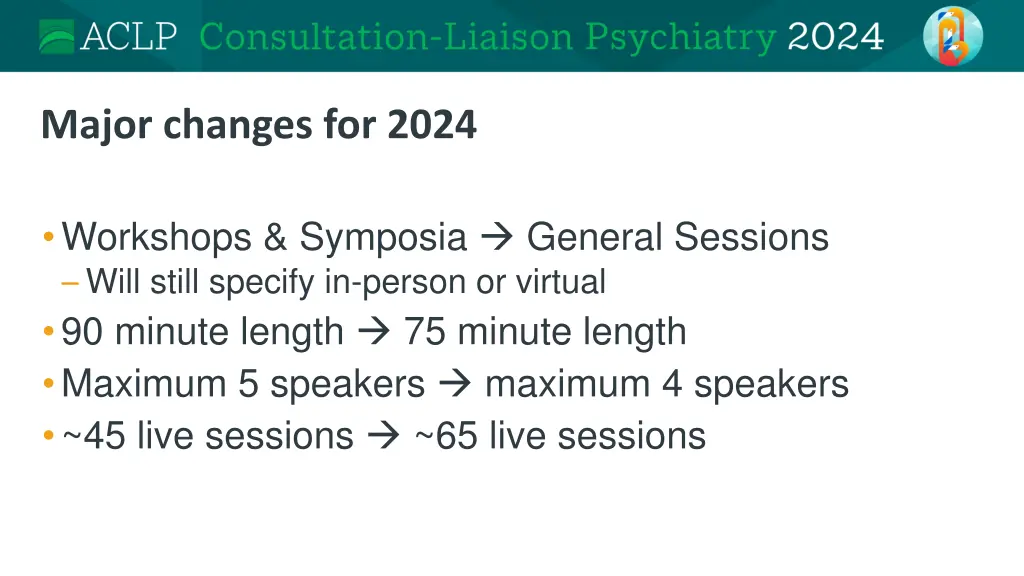 major changes for 2024