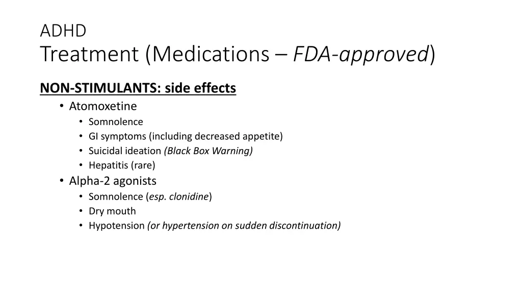 adhd treatment medications fda approved 3