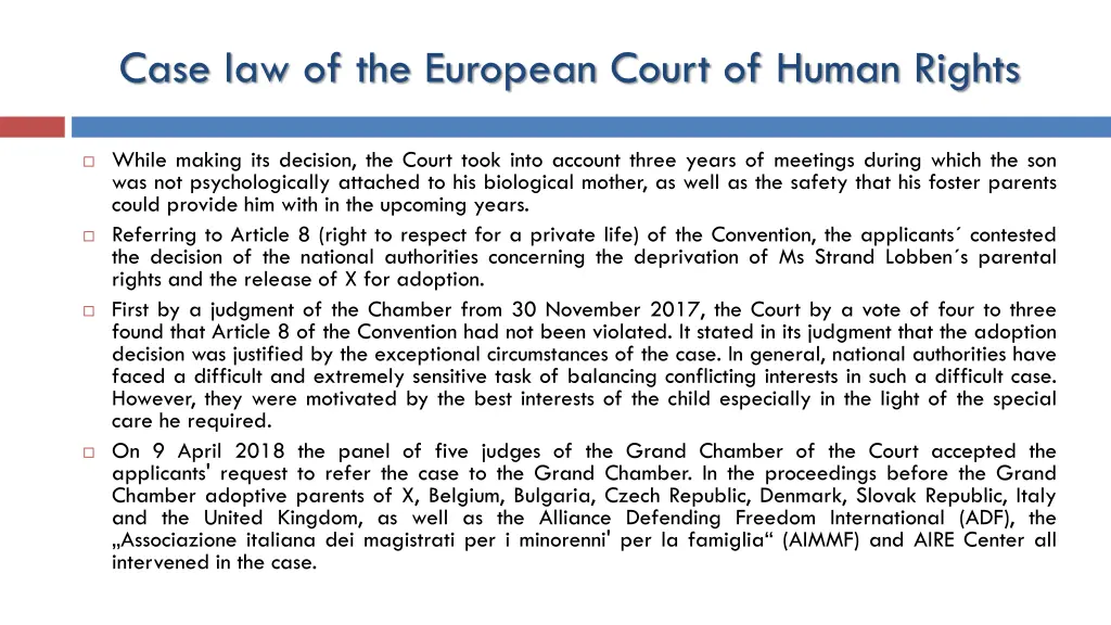 case law of the european court of human rights 12