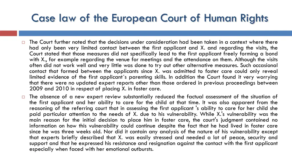 case law of the european court of human rights 15