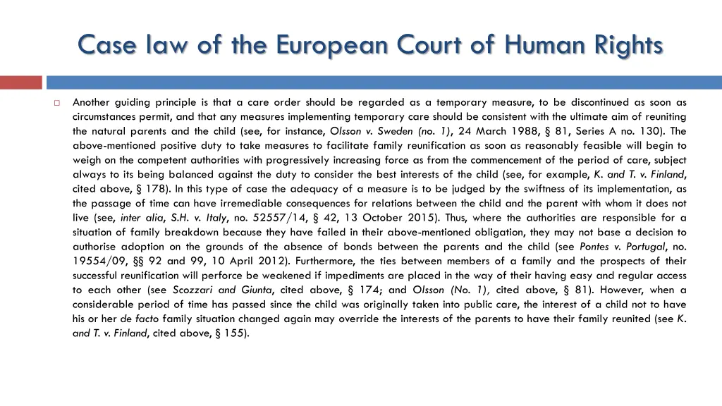 case law of the european court of human rights 5