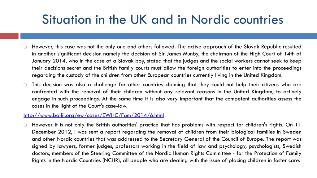 situation in the uk and in nordic countries 1