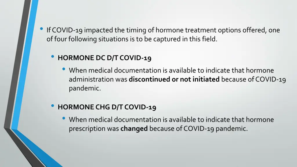 if covid 19 impacted the timing of hormone