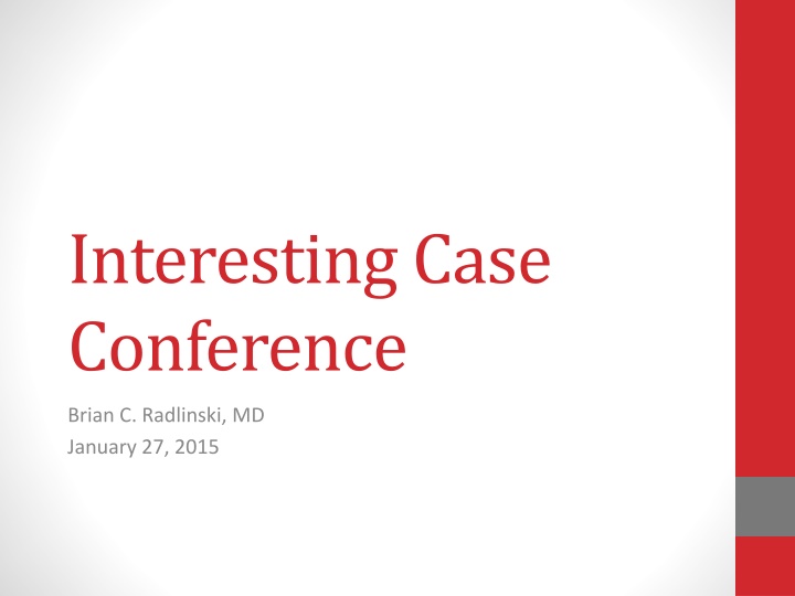 interesting case conference