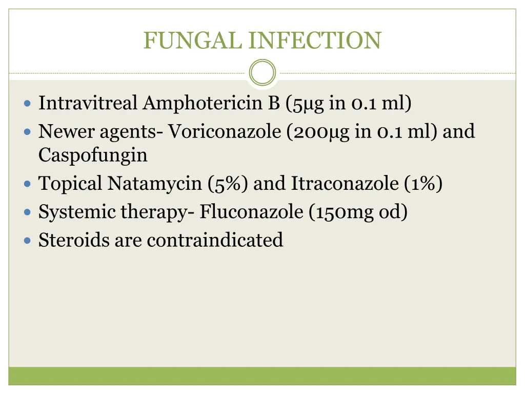 fungal infection