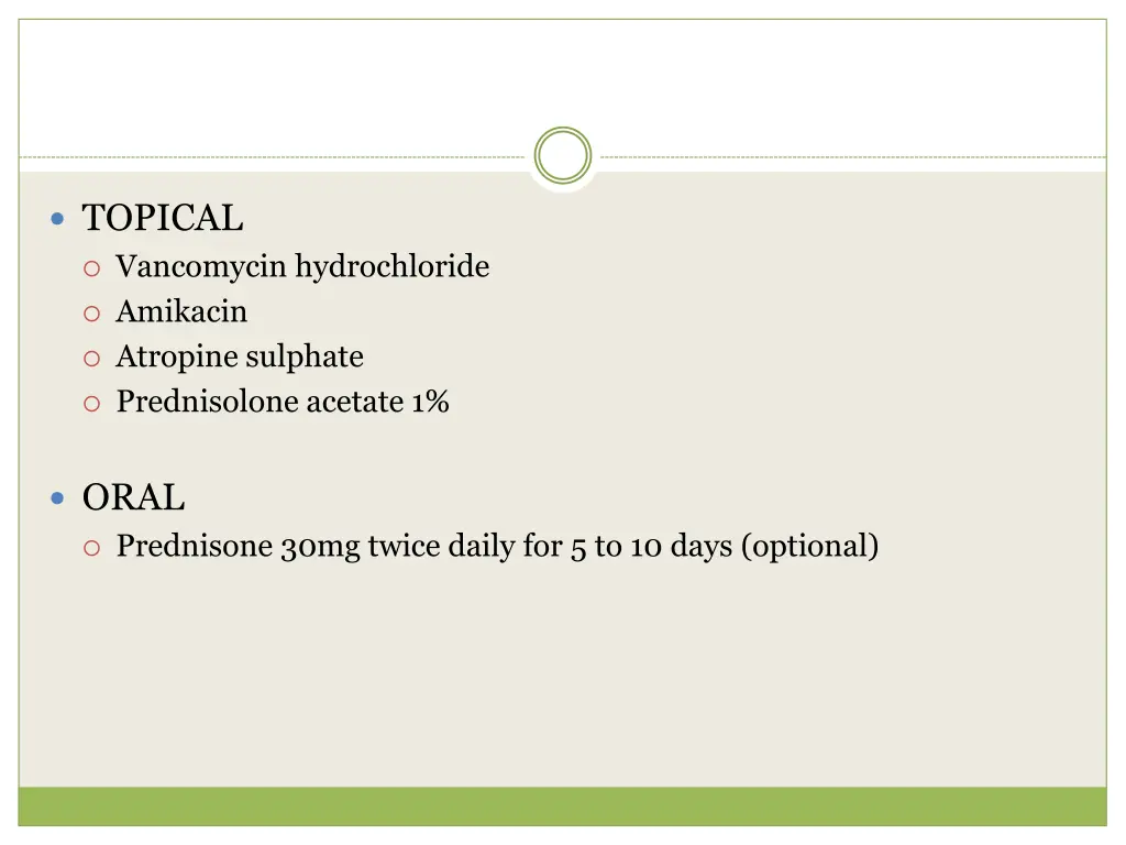 topical vancomycin hydrochloride amikacin