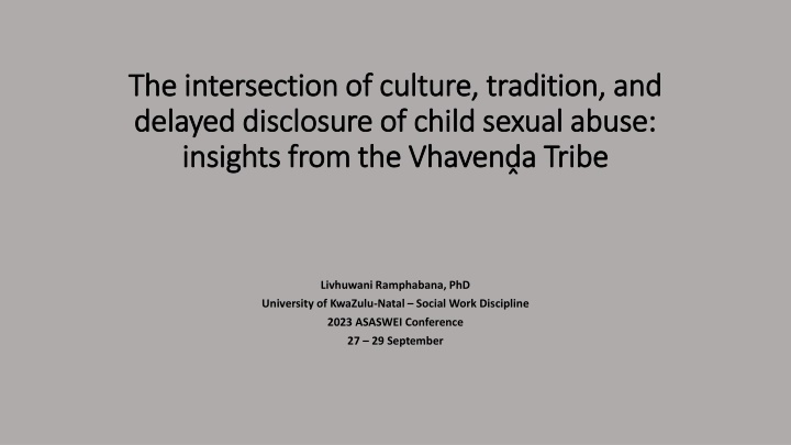 the intersection of culture tradition